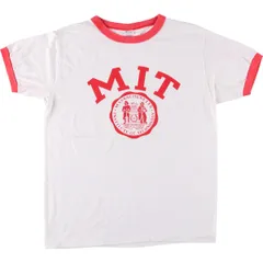 古着 80年代 チャンピオン Champion トリコタグ MIT マサチューセッツ工科大学 カレッジ リンガーTシャツ USA製 メンズXL相当/eaa566759