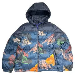 PAUL SMITH(ポールスミス) 20AW ”Into The Wild” Graphic Nylon Hooded Padded Jacket グラフィック ナイロン フーデット 中綿 ジャケット PY-99184*-77010 M ネイビー×ブラックのサムネイル