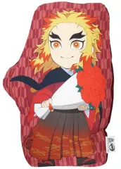 【中古】クッション・抱き枕・本体 煉獄杏寿郎 ダイカットクッション 「ニジゲンノモリ×鬼滅の刃 第四弾」