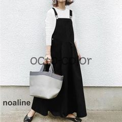 ワンピース レディース 夏 秋 ロングワンピース サロペット レディース オールインワン キャミワンピース ジャンパースカート 重ね着 春 ゆったり 