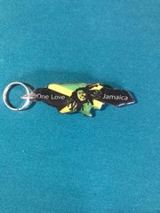 キーホルダー　JAMAICA ジャマイカ bob marley ボブマーリー reggae レゲエ  ラスタ ラスタカラー RASTA