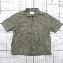 ◇ ⊃ Sonny Label サニーレーベル 花柄　綺麗め 半袖 花柄半袖シャツ サイズＬ グレー系 レディース E  【1508250005022】