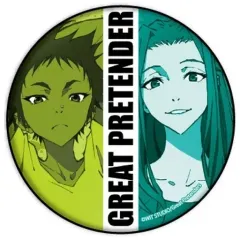 【中古】バッジ・ピンズ アビゲイル・ジョーンズ＆シンシア・ムーア 「缶バッジ GREAT PRETENDER 01」