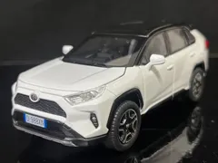 新品未開封　非売品　トヨタ RAV4 ミニカー ホワイト Amazon | 1/30 ミニカー 新型RAV4 ハイブリッド ラブフォー ラブ