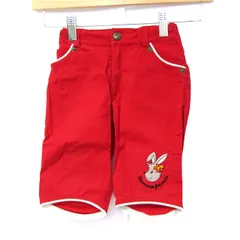 カステルバジャック ショートパンツ ボトムス ハーフパンツ アニマル柄 キッズ 女の子用 95サイズ レッド JC de CASTELBAJAC 【中古】のサムネイル