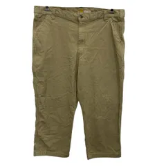 Carhartt ダック ワークパンツ W40 カーハート ベージュ ジップアップ ビッグサイズ ワーク 古着卸 アメリカ仕入 2504-269