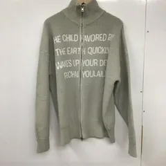 USED 古着 カーディガン 長袖 ジップアップニットカットソー カーディガン 長袖ニット