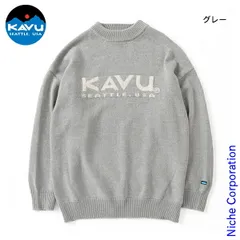 【新品】 カブー  メンズ ロゴニット 19821919 アウトドア ウェア トップス セーター メンズ 秋 冬 長袖