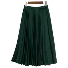 Reflect  リフレクト プリーツスカート size表記なし/ダークグリーン
