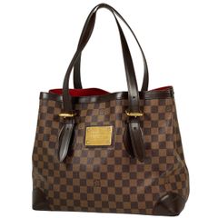 【在庫一掃】 ルイ・ヴィトン Louis Vuitton ハムステッド MM ショルダーバッグ トートバッグ ダミエ ブラウン N51204 レディース 【中古】