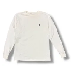 SOPHNET. 刺繍ロゴ長袖Tシャツ ロングカットソー ソフネット SOPH-202080 ホワイト XL 500M7