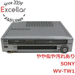 bn:15] SONY Hi8＆VHSダブルビデオデッキ WV-TW1 訳あり - 家電・PC ...