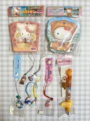 キティちゃん　おまとめセット　根付け　ボールペン　メモ帳　ラベンダーキティ　北海道　サンリオ