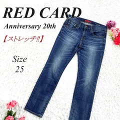 ✨良品✨ レッドカード PLST別注 20th デニム 伸縮性 64503P 25 RED CARD ストレッチ Anniversary 20thのサムネイル