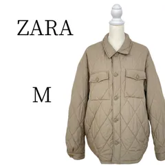 ZARA ザラ ベージュ キルティングジャケット M
