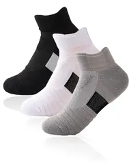 [AZure] バスケ 靴下 ジュニア 3足セット 18?23cm キッズ 子供 ソックス ロータイプ