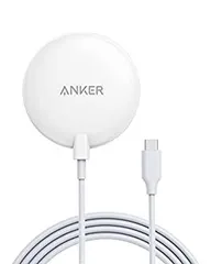 【中古】 ANKER PowerWave Magnetic Pad Lite (マグネット式ワイヤレス充電器) iPhone 12 シリーズ専用 ホワイト