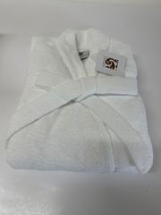 【新品未使用】 Kashwere R8CH-LTW01 カシウエア バスローブ ガウン ルームウェア SEASONLESS LIG BATHROBE WHITE L