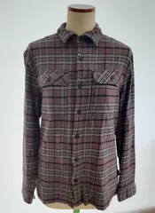 Patagonia ネルシャツ チャコールグレー メンズ XS