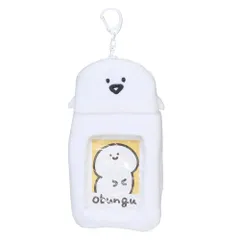 エスケイジャパン お文具といっしょ ボアフォトキーホルダー チェキ対応 推し活グッズ ふわふわ かわいい