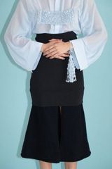 新品未使用 Harikae 23aw Sheer Shirs ハリカエ シアー ブラウス ライトブルー sacai サカイ