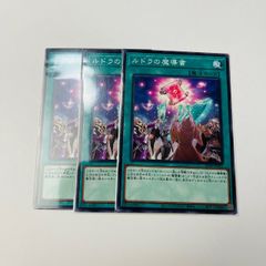 【3枚セット】 遊戯王 ルドラの魔導書 【ノーマル】