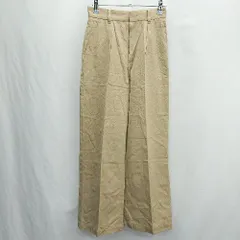 ◇ Θ◎ DES PRES デ・プレ ワイドパンツ サイズ32 ブラウン レディース E  【1412090050459】