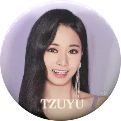 【中古】バッジ・ピンズ [単品] ツウィ(パープル) “#TWICE2”復刻デザイン缶バッジ 「CD #TWICE3 初回限定盤B」 封入特典