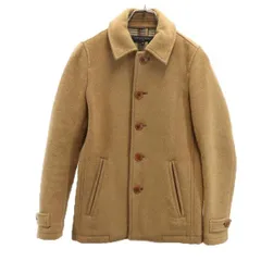 シップスジェネラルサプライ ウールブレンド 長袖 ジャケット S ブラウン系 SHIPS GENERAL SUPPLY 裏チェック メンズ 古着 【231225】