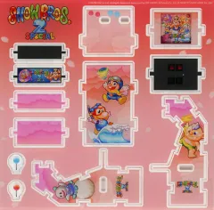 【中古】アクリルスタンド・アクリルパネル アーケード筐体風アクリルジオラマ 「Switchソフト SNOW BROS. 2 SPECIAL」 Amazon.co.jp限定有償特典