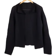 ミーバイイッセイミヤケ ワッフル プリーツ 前開き カーディガン 長袖 羽織り ♪♪ISSEY MIYAKE イッセイミヤケ ワッフルプリーツ フリル