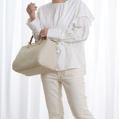 【訳アリ】 KATIE LOXTON ケイティロクストン バッグ トートバッグ AVERY BAMBOO BAG レディース エイブリー バンブーハンドル エコレザー ハンドバッグ 鞄