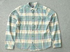 Patagonia パタゴニア メンズ ロングスリーブ コットン イン コンバージョン ライトウェイト フィヨルド フランネル 長袖シャツ S 人気_H11