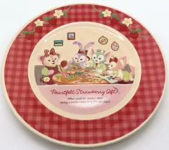 【中古】皿・ボウル 集合 スーベニアプレート 「ダッフィー＆フレンズのハートフェルト・ストロベリーギフト」 東京ディズニーシー限定