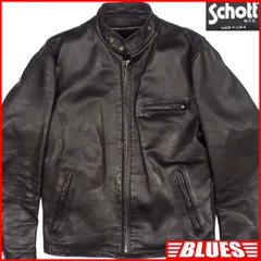 美品/希少モデル✨schott ライダースジャケット　141W ブラック　本革 Schott N.Y.C ショット SCHOTT 141 シングルライダース ブラック