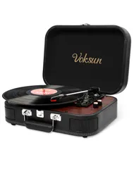 新品 レコードプレーヤー Bluetooth送信と受信 USB録音可能 外部スピーカーに繋ぎ 33/45/78回転と7/10/12インチレコード対応 スピーカー内蔵 レトロ 日本語説明書 ブラウン 2年保障 S300