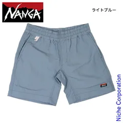【新品】 ナンガ ナイロンタッサー キッズ イージーショーツ キッズ (NW2411-1S703-A) (LB ライトブルー 110cm)