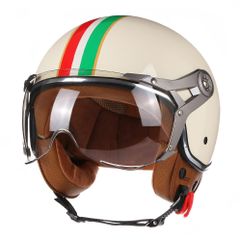 momo トリコロール Lサイズ ヘルメット イタリア国旗デザイン - メルカリ