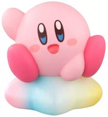 [중고] 식완 트레이딩 피겨 [레어] 커비(워프스타) 무지개색 Ver. [별의 커비 Kirby Friends]