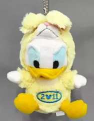【中古】ぬいぐるみ ドナルドダック(うさぎ/2011年) 干支ぬいぐるみバッジ 「ディズニー」 東京ディズニーリゾート限定