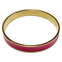 Kate spade(ケイトスペード) バングル - ピンク×ゴールド