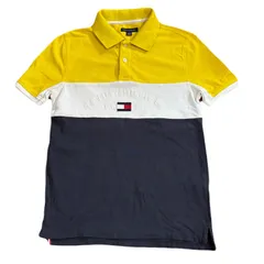 トミーヒルフィガー　ポロシャツ　Lサイズ　12-14 150cm US古着　キッズ古着