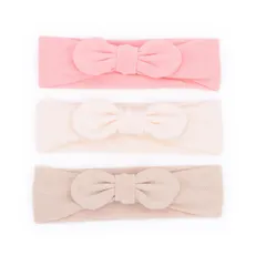 【数量限定】子供 新生児 おしゃれ かわいい キッズ 女の子 赤ちゃん 男の子 リボン 王冠 アクセ 痛くない クラウン 髪飾り ヘアバンド 出産祝い ニューボーンフォト ベビー アイテム お食い初め BIANHUAN 3点セット