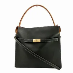【美品】トリーバーチ ハンドバッグ リーラジウィルラージ デニム インディゴ 美品 TORY BURCH トリーバーチ リーラジウィルラージデニムバッグ