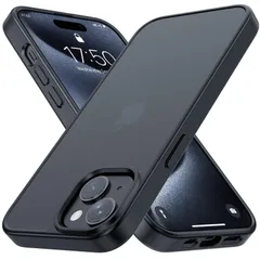 【新着商品】滑り止め iPhone 耐衝撃 15 ケース ケース 指紋防止 米軍MIL規格 半透明 黄変防止 ワイヤレス充電対応 マット感 スマホケース iPhone iPhone15 15 [WHTMM]