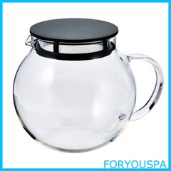 【人気商品】HARIO(ハリオ) ジャンピングリーフポット ブラック 600ml 日本製 JPL-60-B