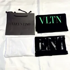 約29cm美品　ヴァレンティノ　VLTN ロゴ　スリッポン　定価52800円　43　黒