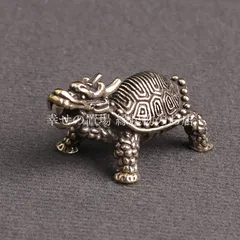 龍亀 バッカ りゅうき 龍 亀 カメ ドラゴン 置物 オブジェ 風水 銅製 招財 納福 長寿 守護 健康 運気上昇 家庭円満 商売繁盛 財運向上 風水置物 縁起物 開運 お守り インテリア 贈り物 運勢アップ 金色 ゴールド