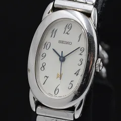 【稼働】SEIKO セイコー クオーツ 1F21-5C10 ノイエ アイボリー T783 美品 SEIKO セイコー 1F21-5C10 ノイエ レディース腕時計