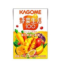 カゴメ 野菜生活100 マンゴーサラダ 　100ml×30本/2ケース　フルーツジュース・果実ジュース/フルーツ・野菜ジュース　KAGOME